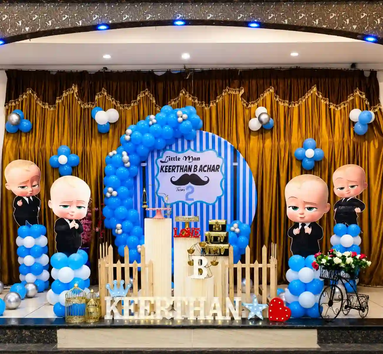Boss Baby Theme Background Decoration